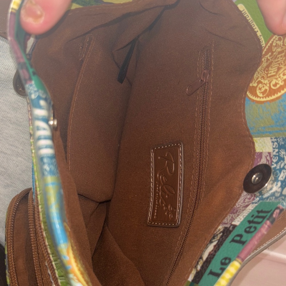 Relic Multicolor Patchwork Shoulder Bag - image 7